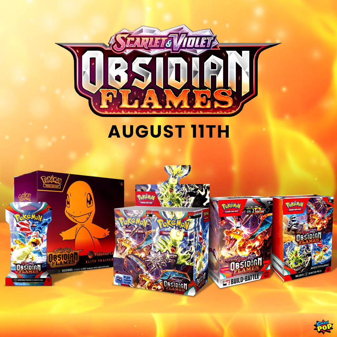 card pop pokemon obsidian flames booster box etb booster packs