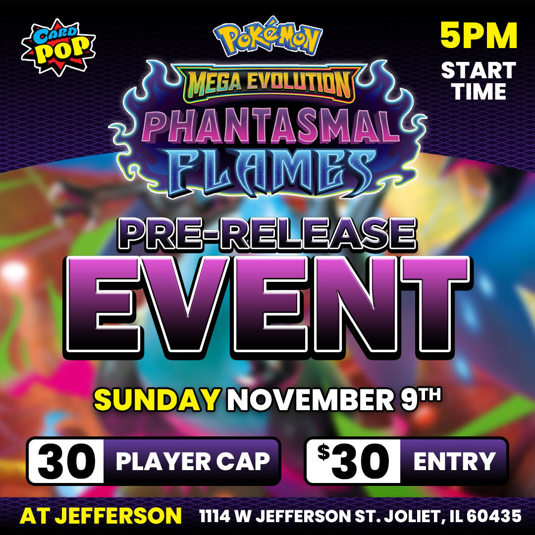 Pokémon Game Nights - PRE RELEASE: Phantasmal Flames