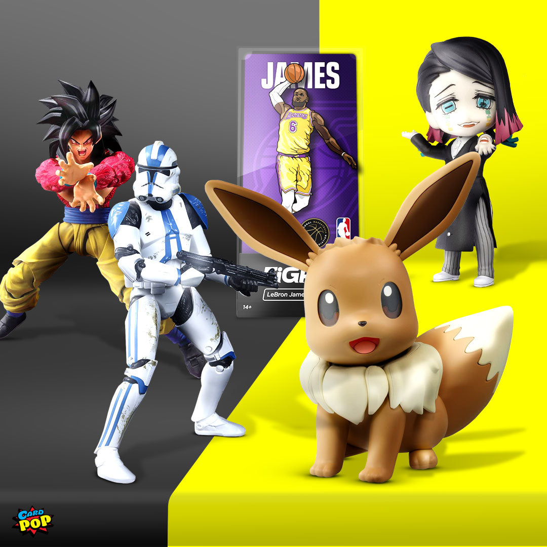 card pop toys and games eevee goku image banner