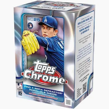 Topps - Chrome - MLB Baseball - 2025 - Blaster Box
