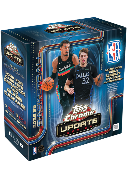 Topps - Chrome Update - NBA Basketball - 2025-26 - Mega Box