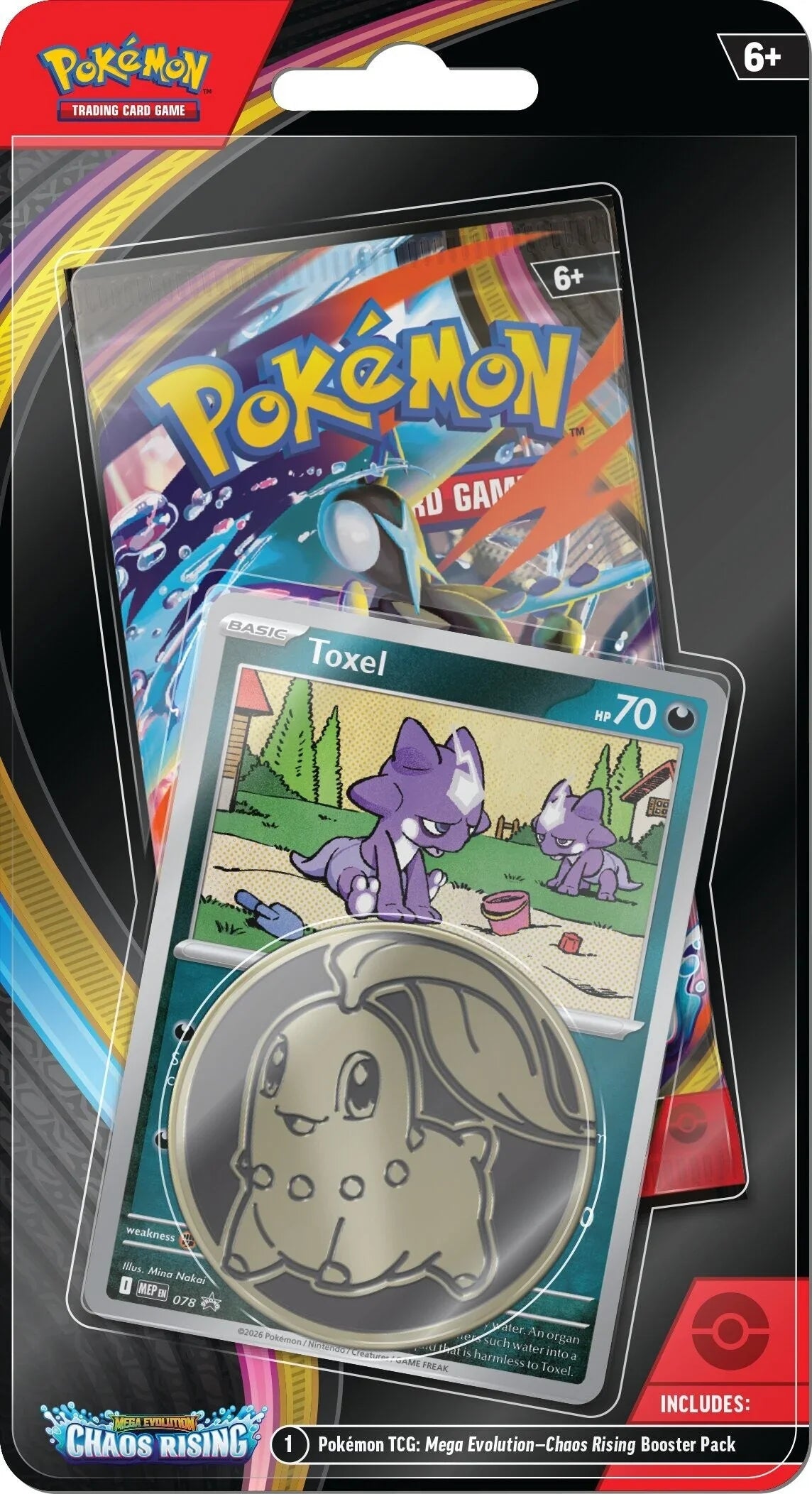 Pokemon - Mega Evolution - Chaos Rising - Checklane Blister
