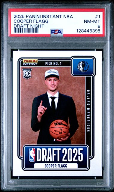 Panini - Instant - Draft Night Cooper Flagg #1 - 2025 - PSA 8
