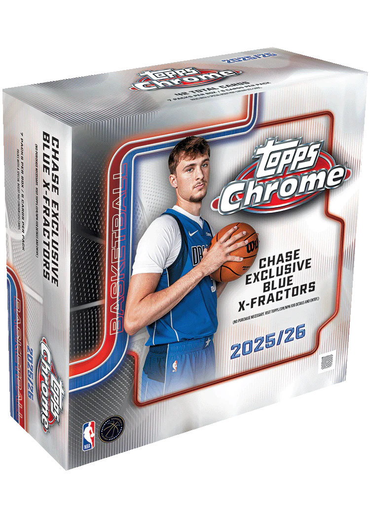 Topps - Chrome - NBA Basketball - 2025-26 - Mega Box