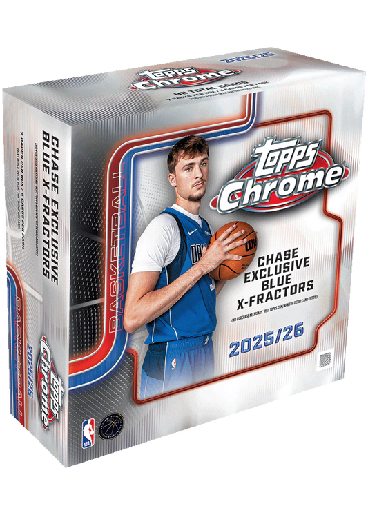 Topps - Chrome - NBA Basketball - 2025-26 - Mega Box