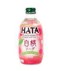 Hata - Hata Kosen - White Peach Soda - Product of Japan