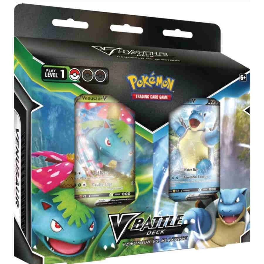 Pokemon - Venusaur and Blastoise - V Battle Deck Bundle