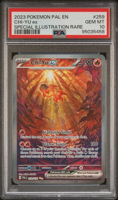 Pokemon - Paldea Evolved - Chi-Yu ex SIR #259 - 2023 - PSA 10