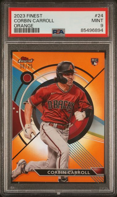 Topps - Finest - Corbin Carroll - PSA Mint 9 - 2023