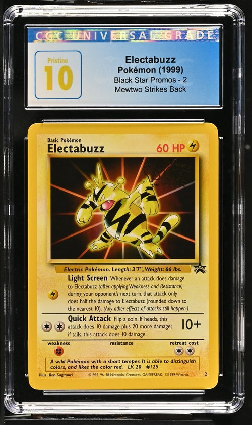 Pokemon - Mewtwo Strikes Back - Electabuzz #2 - 1999 - CGC Prestine 10