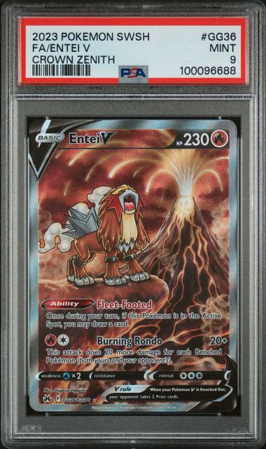 Pokemon - Crown Zenith - Galarian Gallery - Raikou V - PSA Gem Mint 10 - 2023