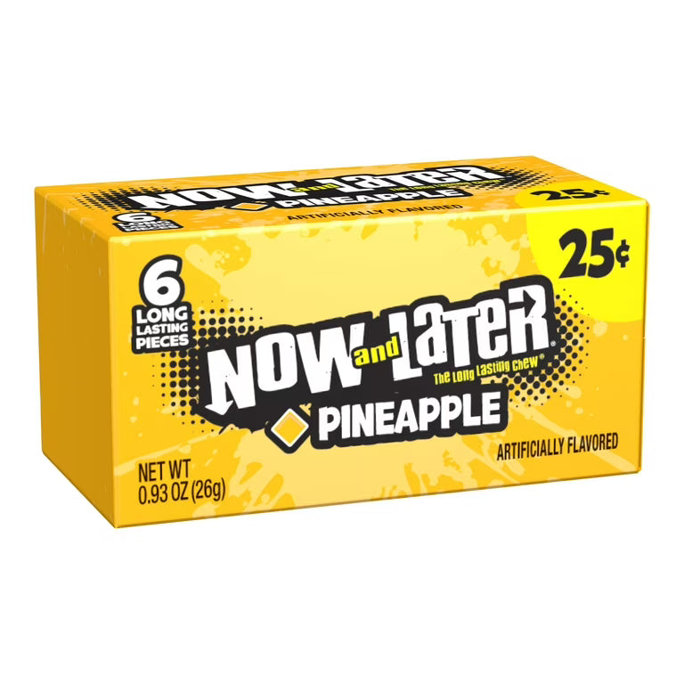 Now and Later - Pineapple Hard Candy (.93oz)