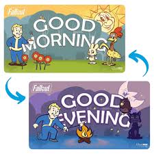 Ultra Pro - Vault Boy - Good Morning/Good Evening - Double Sided Playmat