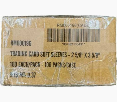 Fanatics - 100ct - Standard - Card Sleeves - Sealed Case