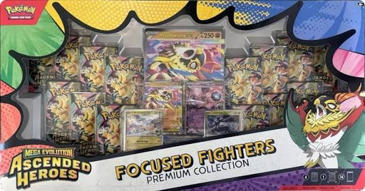 Pokemon - Scarlet and Violet - Ascended Heroes - Focused Fighters - Display Box