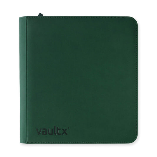 Vault X - 12 Pocket - Exo Tec Zip Binder - Forest Green