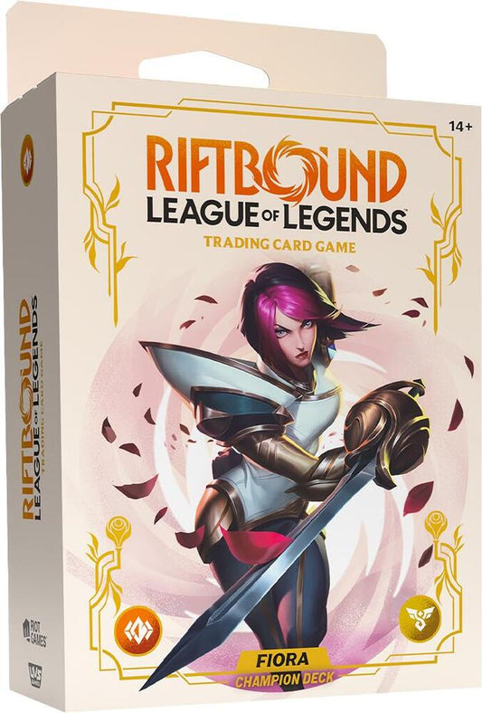 Riftbound - League of Legends TCG - Fiora - Spritforged Deck Display