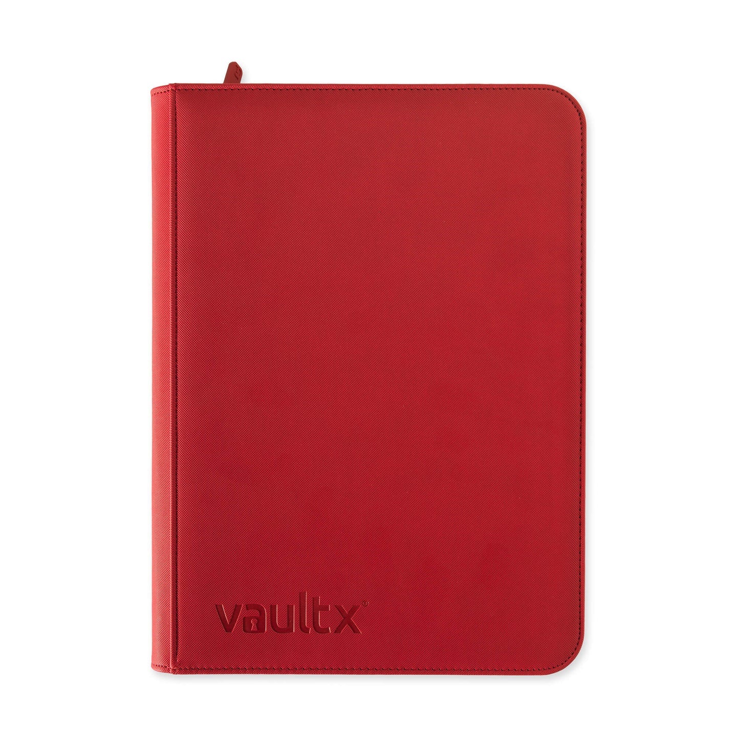 Vault X - 9 Pocket - Exo Tec Zip Binder - Fire Red