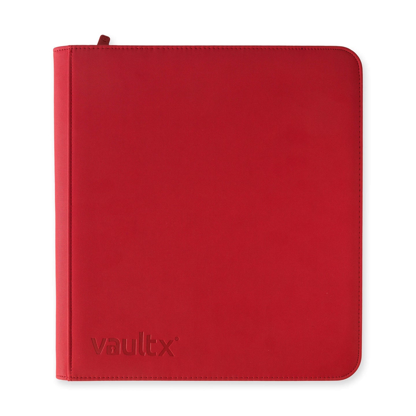 Vault X - 12 Pocket - Exo Tec Zip Binder - Fire Red