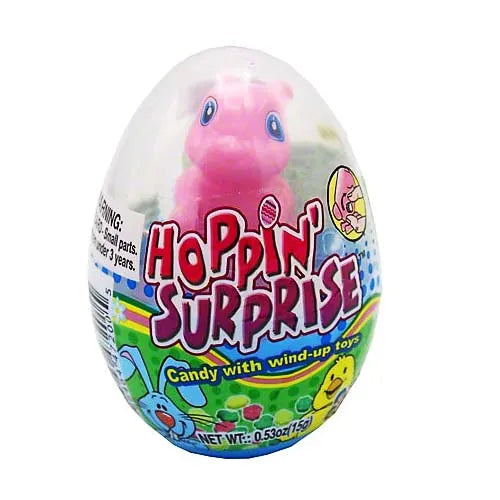 KIDSMAINIA - Hoppin Surprise Egg W Candy & Wind Up Toy (0.53oz)