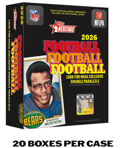 Topps - Heritage - NFL Football - 2026 - Mega Box