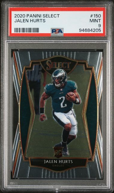 Panini - Select - Jalen Hurts #150 - PSA Mint 9 - 2020