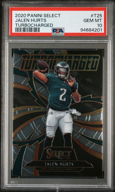 Panini - Select - Jalen Hurts Turbocharged #T25 - 2020 - PSA 10