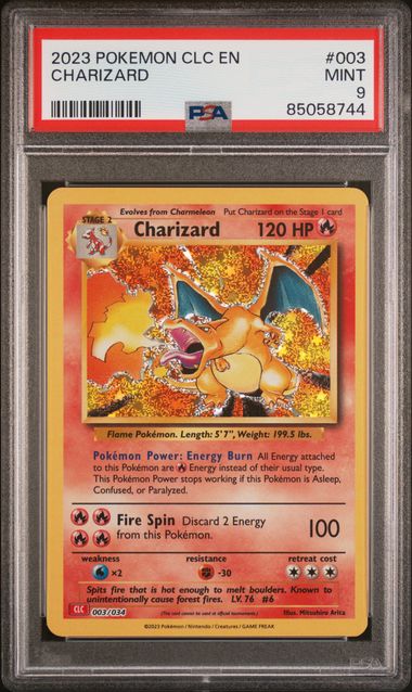 Pokemon - Trading Card Game Classic - Charizard #003 - 2000 - PSA 9