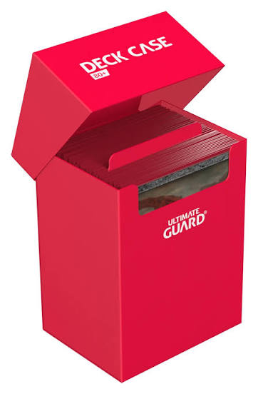 Ultimate Guard - 80+ - Red - Deck Case