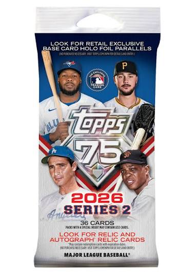 Topps - Series 2 - MLB Baseball Fat Pack - 2026