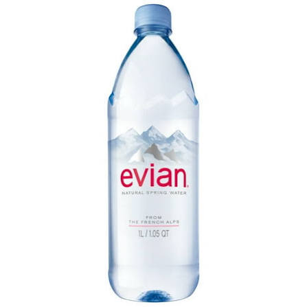 Evian Natural Spring Water - 1L