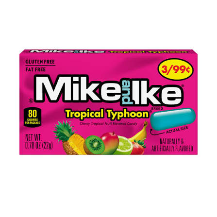 Mike and Ike - Tropical Typhoon Chewy Candy (.78oz)