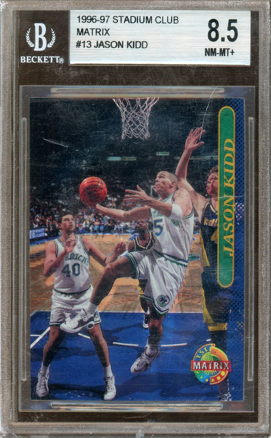 BECKETT - NM-MT - 8.5 - 1996-97 - Stadium Club Matrix - Jason Kidd