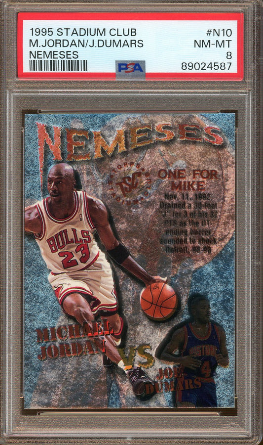 PSA - NM 7 - 1995 - Stadium Club - Michael Jordan - Nemeses