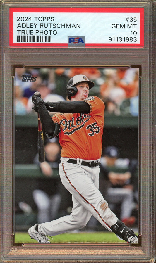 PSA - Gem MT 10 - 2024 - Topps - Series 1 - True Photo - Adley Rutschman