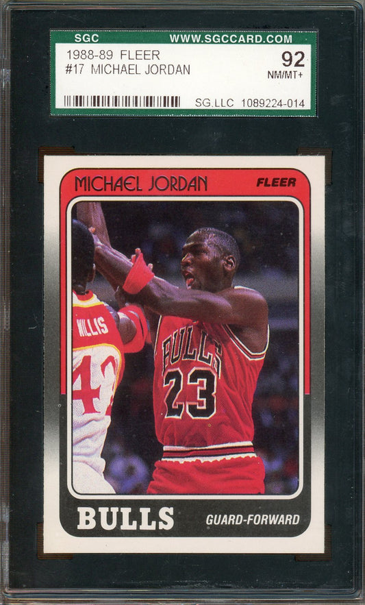 SGC 9 - 1988 Fleer - #17- Michael Jordan