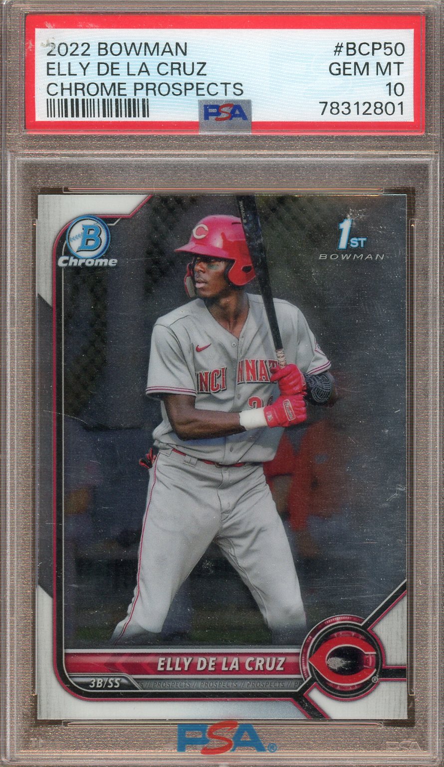 Topps - Bowman - Bowman 1st - Elly De La Cruz - 2022 - PSA 10