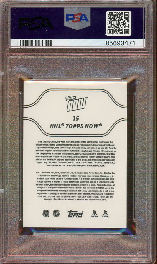 PSA - Gem MT 10 - 2023 - Topps Now NHL - Stickers - Connor Bedard