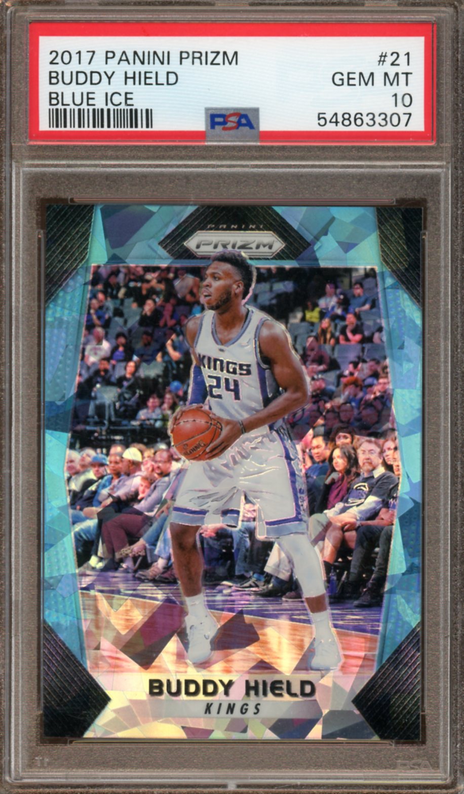 PSA Gem 10 - 2017 Panini Prizm - Buddy Hield - Blue Ice