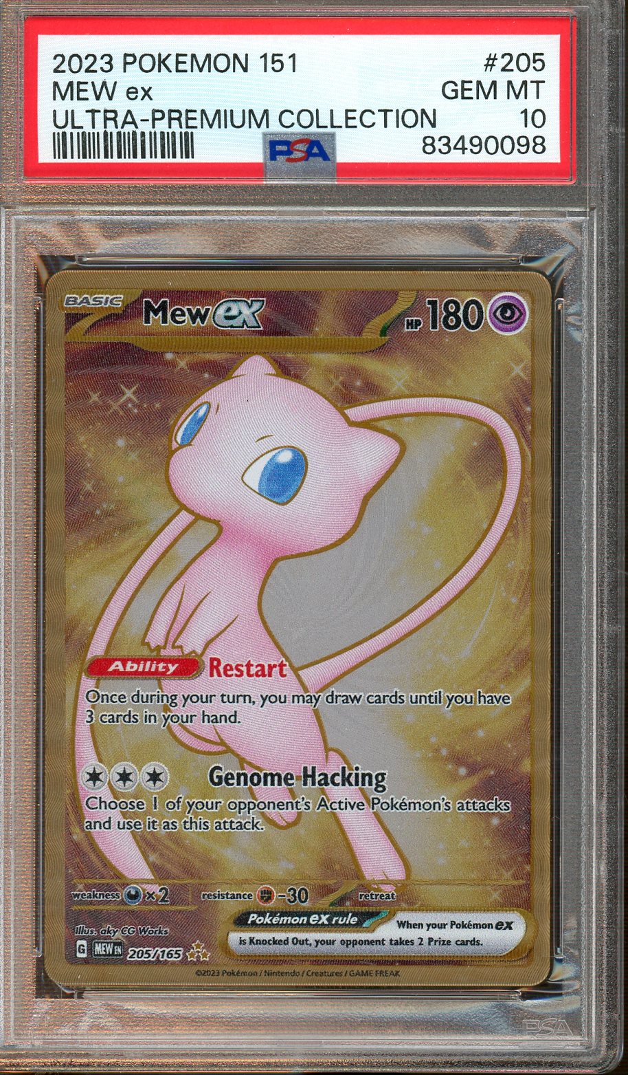 PSA - Gem Mint 10 - 2023 - Pokemon - Pokemon 151 - Mew EX - Ultra Premium Collection Promo