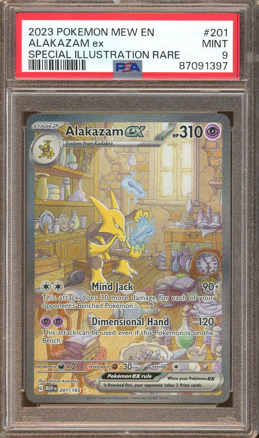 PSA - MINT 9 - 2023 - Pokemon - 151 - Alakazam ex - Special Illustration Rare