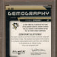 PSA - Mint - 9 - 2006 Upper Deck - Black Diamond - Gemography - Sidney Crosby