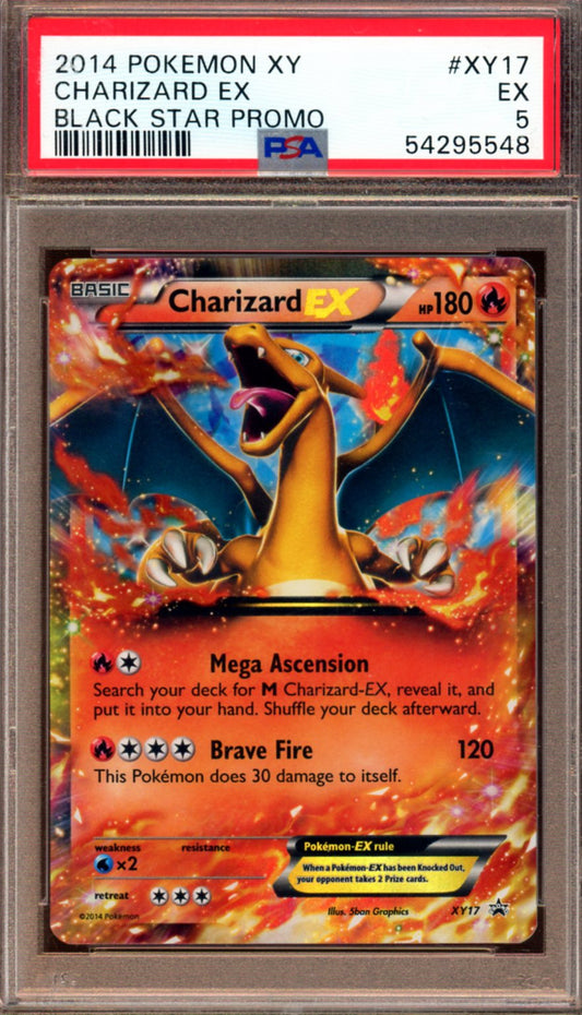 PSA - EX 5 - 2014- Pokemon - X&Y Black Star Promo- Charizard EX