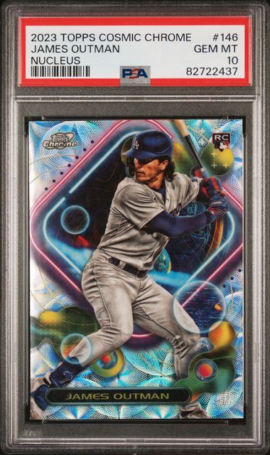Topps - Chrome Cosmic - Nucleus - James Outman - 2023 - PSA 10