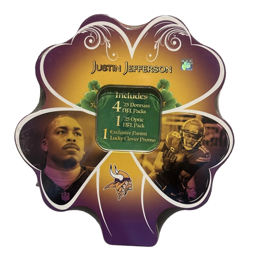 MJ Holdings - NFL Football - Justin Jefferson - Lucky Clover Tin
