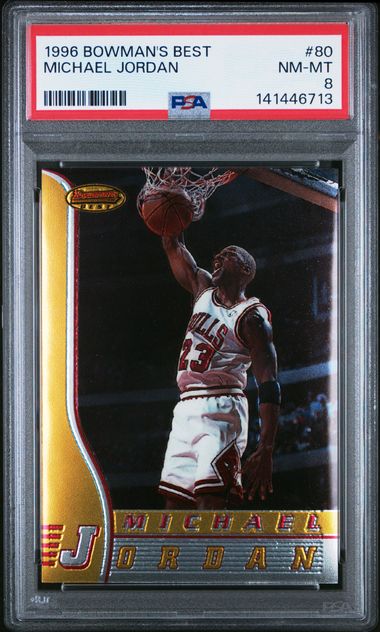 Topps - Bowman's Best - Michael Jordan #80 - 1996 - PSA 8