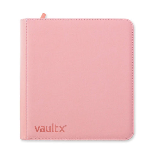 Vault X - 12 Pocket - Exo Tec Zip Binder - Just Pink