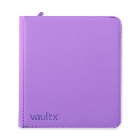 Vault X - 12 Pocket - Exo Tec Zip Binder - Just Purple