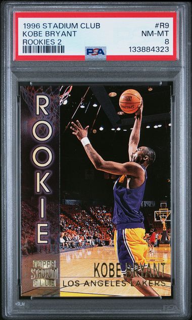 Topps - Stadum Club - Rookies 2 Kobe Bryant #R9 - 1996 - PSA 8
