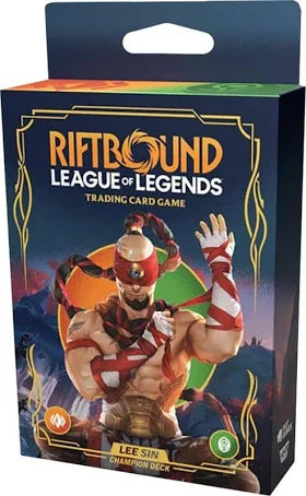Riftbound - League of Legends TCG - Lee Sin - Origins Deck Display